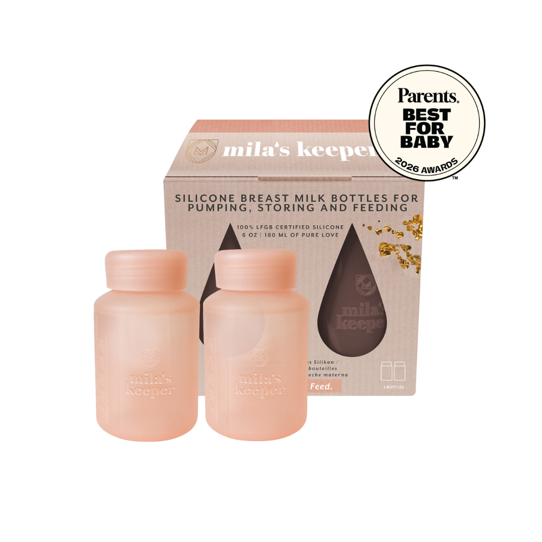 Silicone Breast Milk Storage Bottles