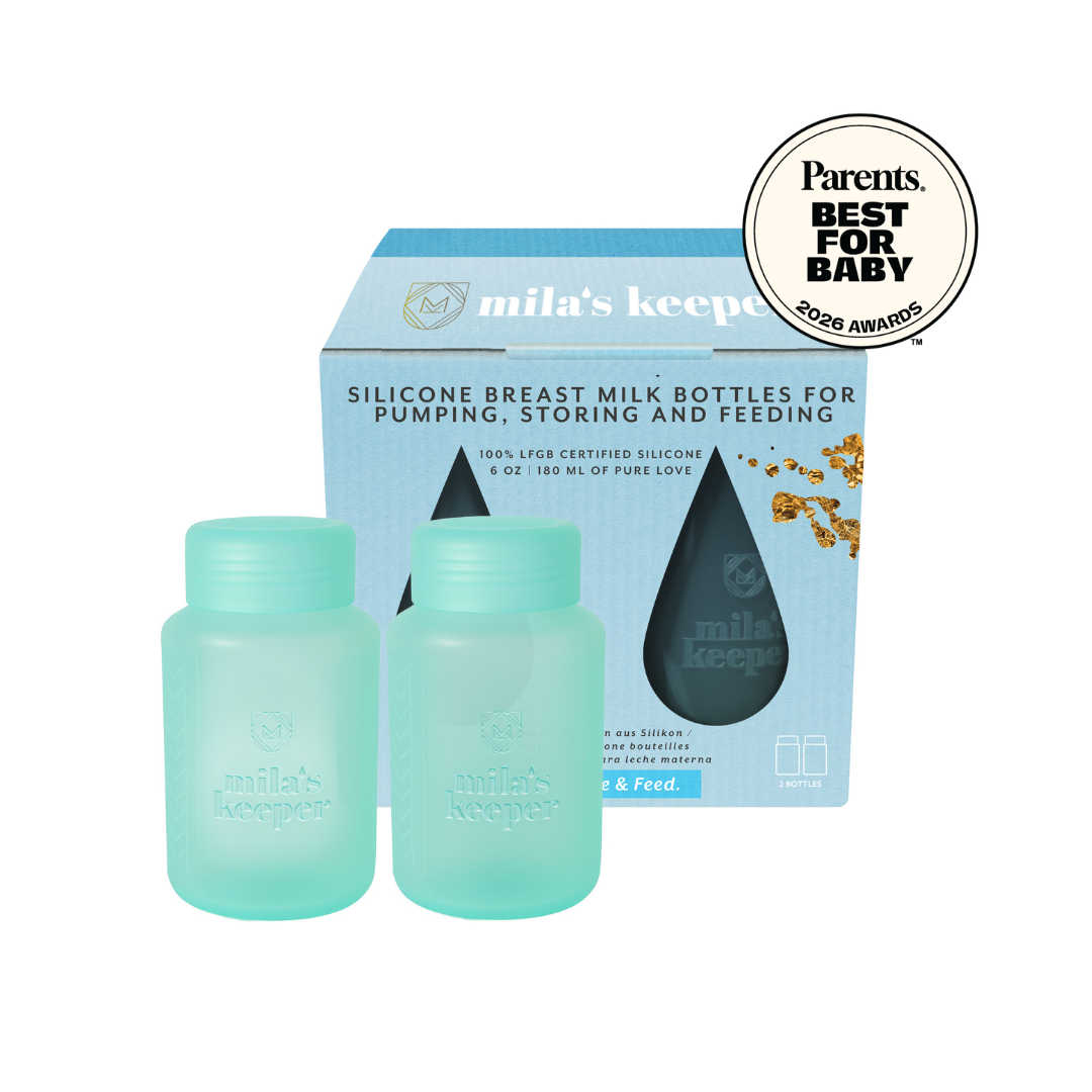 Silicone Breast Milk Storage Bottles