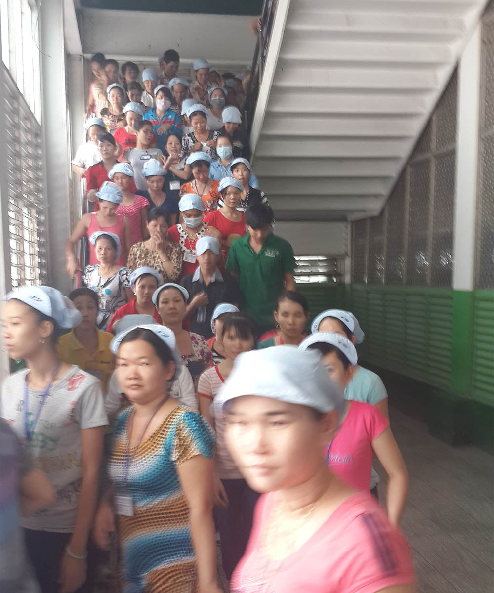 Mila's Keeper UNICEF Project - factory workers in Vietnam