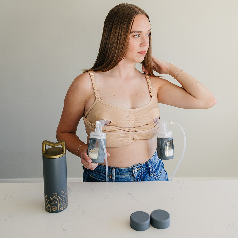 Glass Breast Milk Bottles (Set of 2)