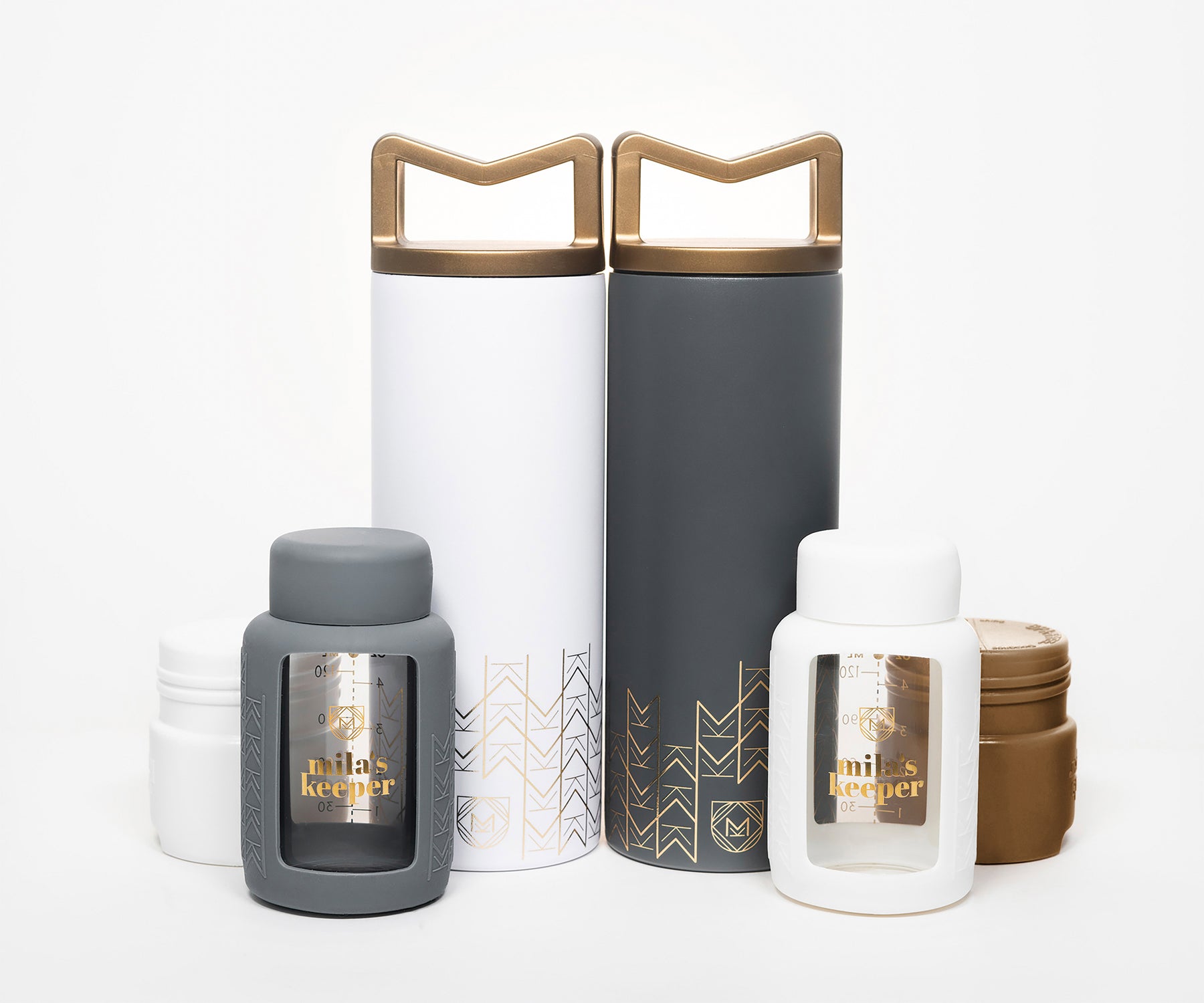 Mila's Keeper Breast Milk Storage Containers Standard The Duo Gift Set | Starry Night for-on-the-go-cold-storage-and-pumping