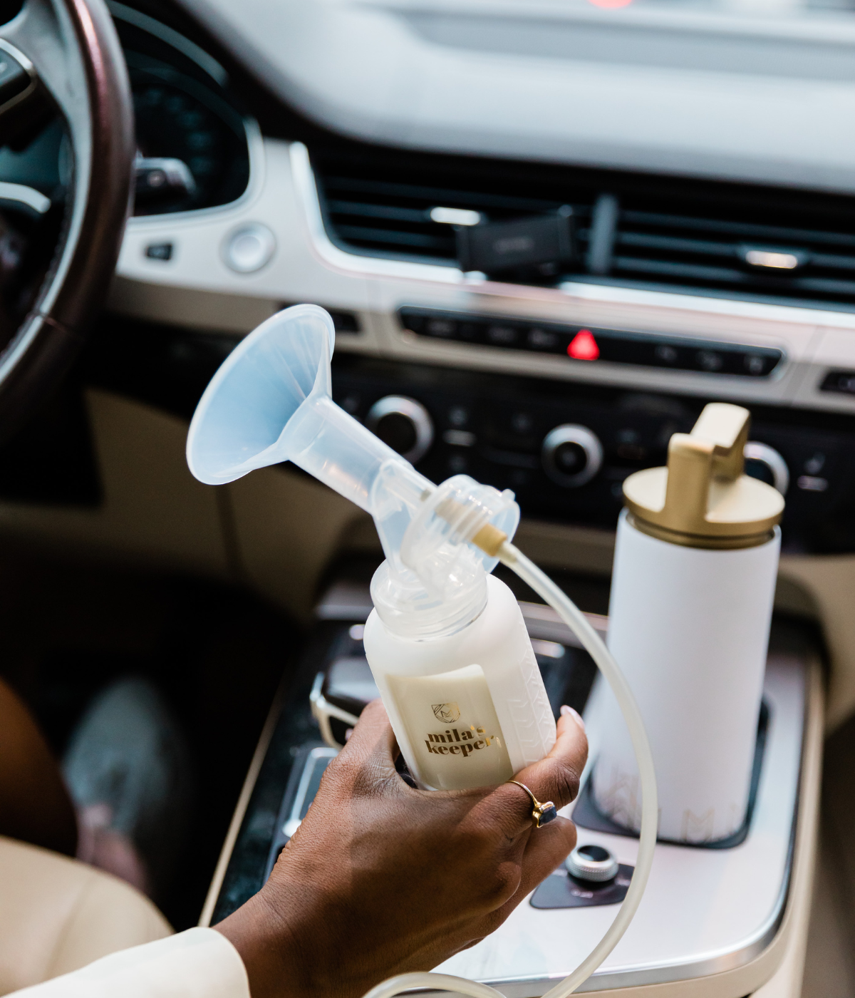 Pumping on the car while driving - Mila's Keeper