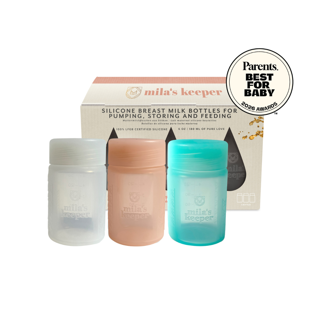 Silicone Breast Milk Storage Bottles