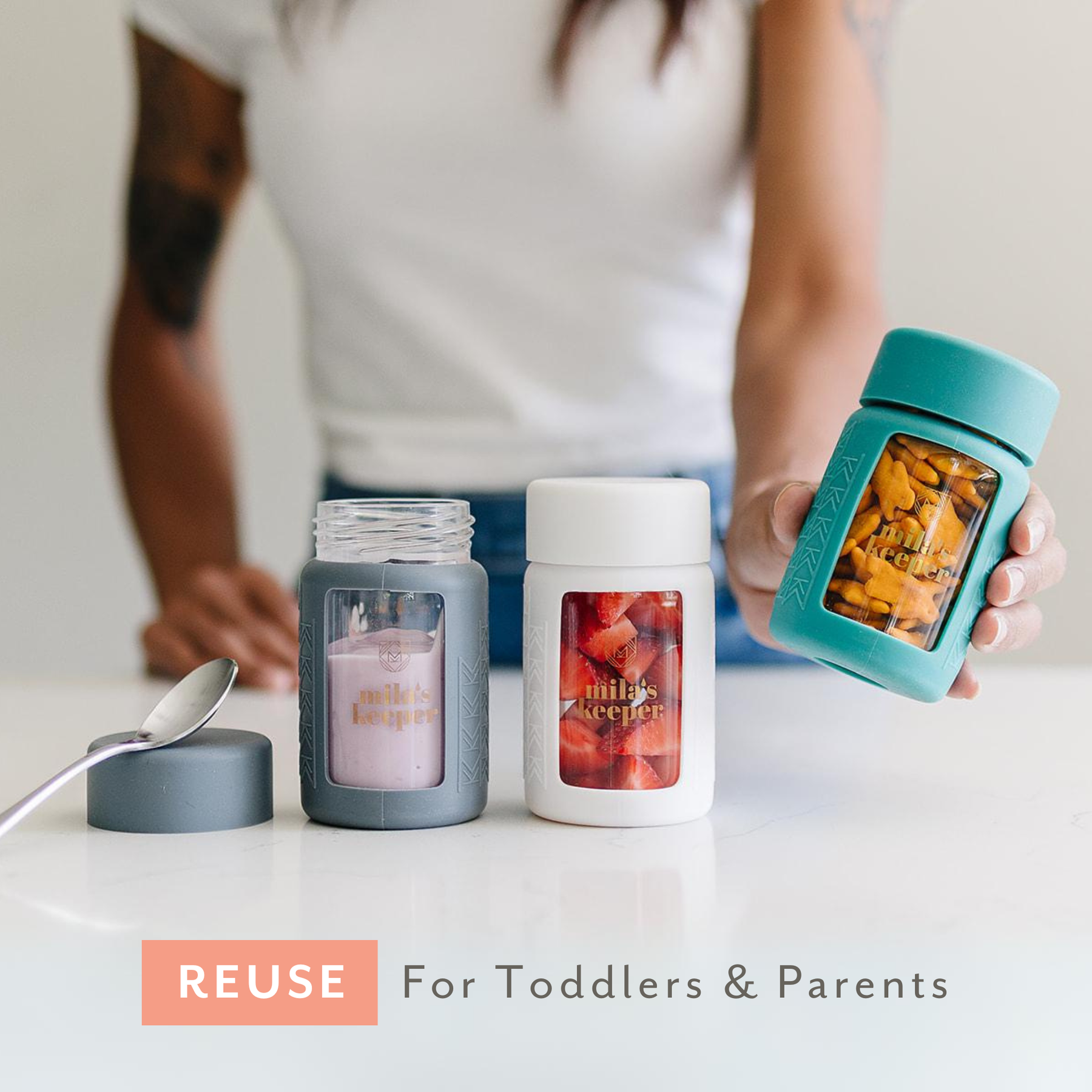 Glass Breast Milk Bottles (Set of 2)