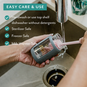 Glass Breast Milk Bottles (Set of 2)