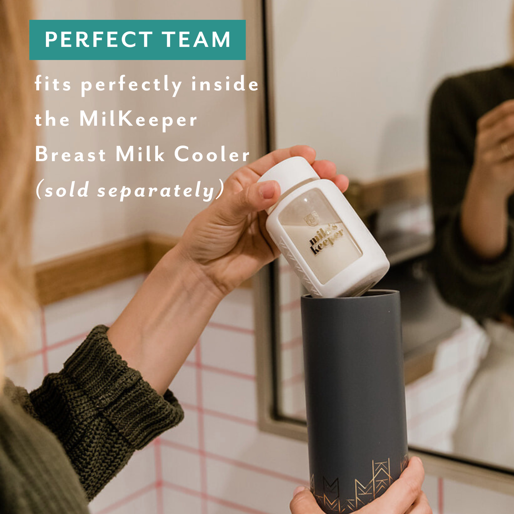 Glass Breast Milk Bottles (Set of 2)