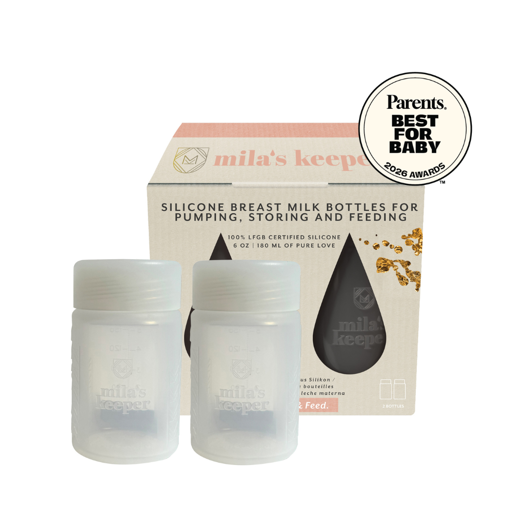 Silicone Breast Milk Storage Bottles