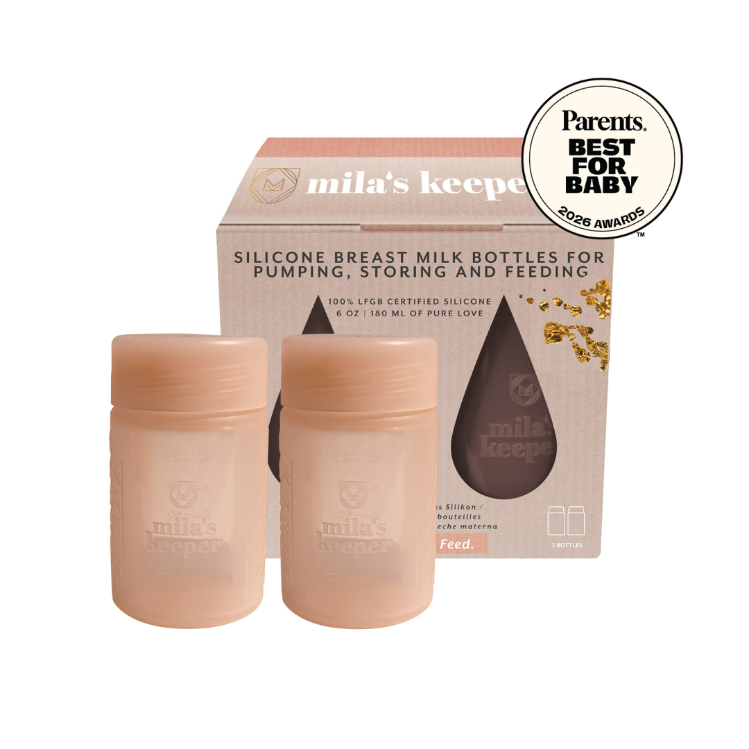 Silicone Breast Milk Storage Bottles