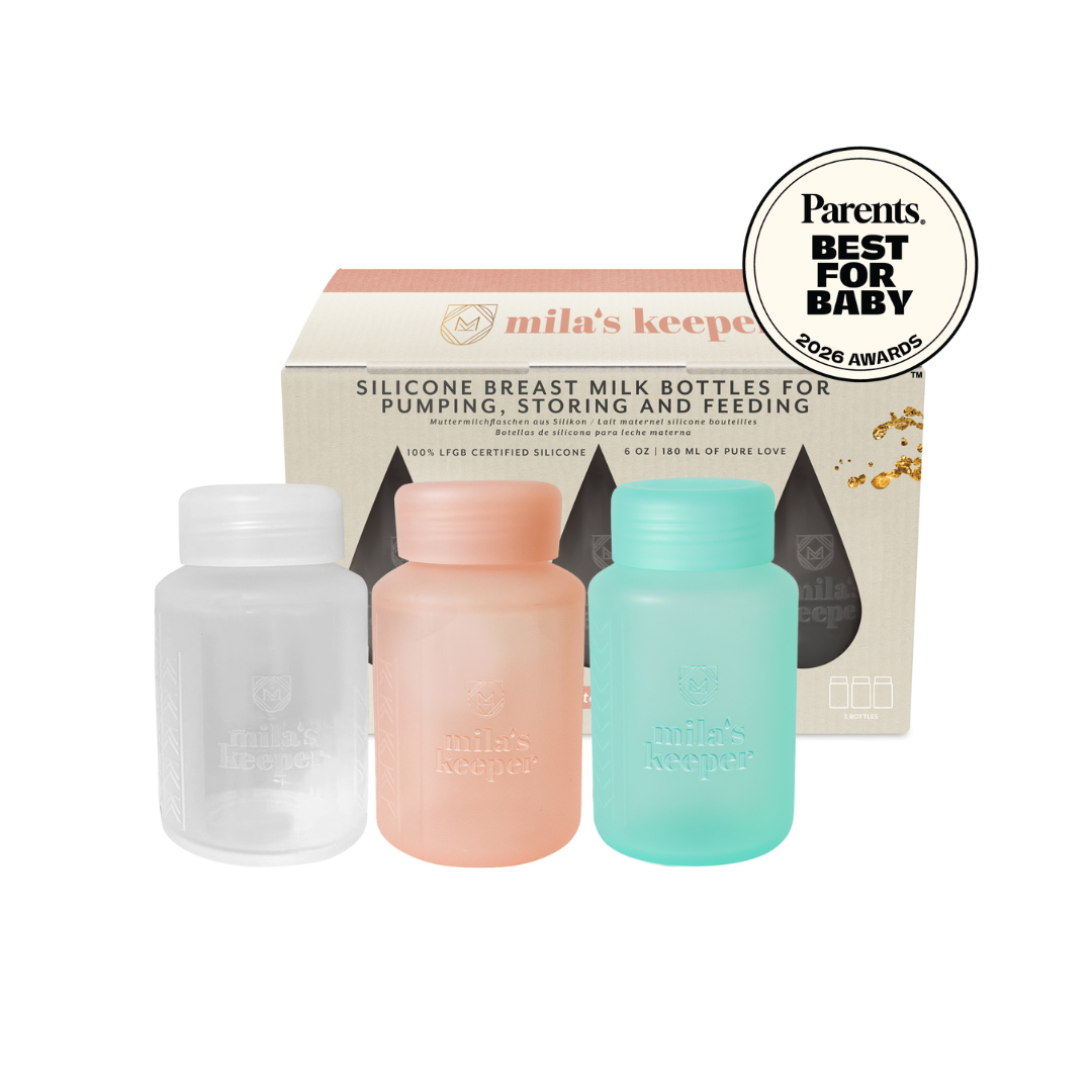 Silicone Breast Milk Storage Bottles