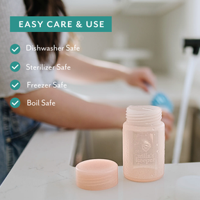 Silicone Breast Milk Storage Bottles
