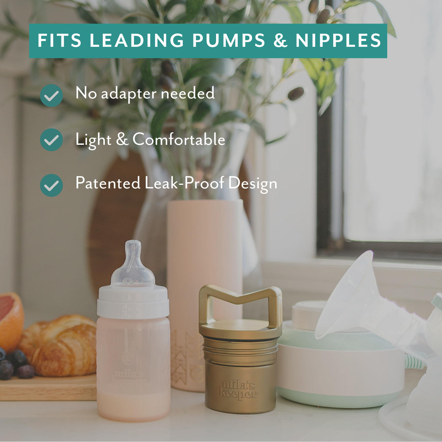 Silicone Breast Milk Storage Bottles