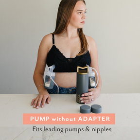 Glass Breast Milk Bottles (Set of 2)