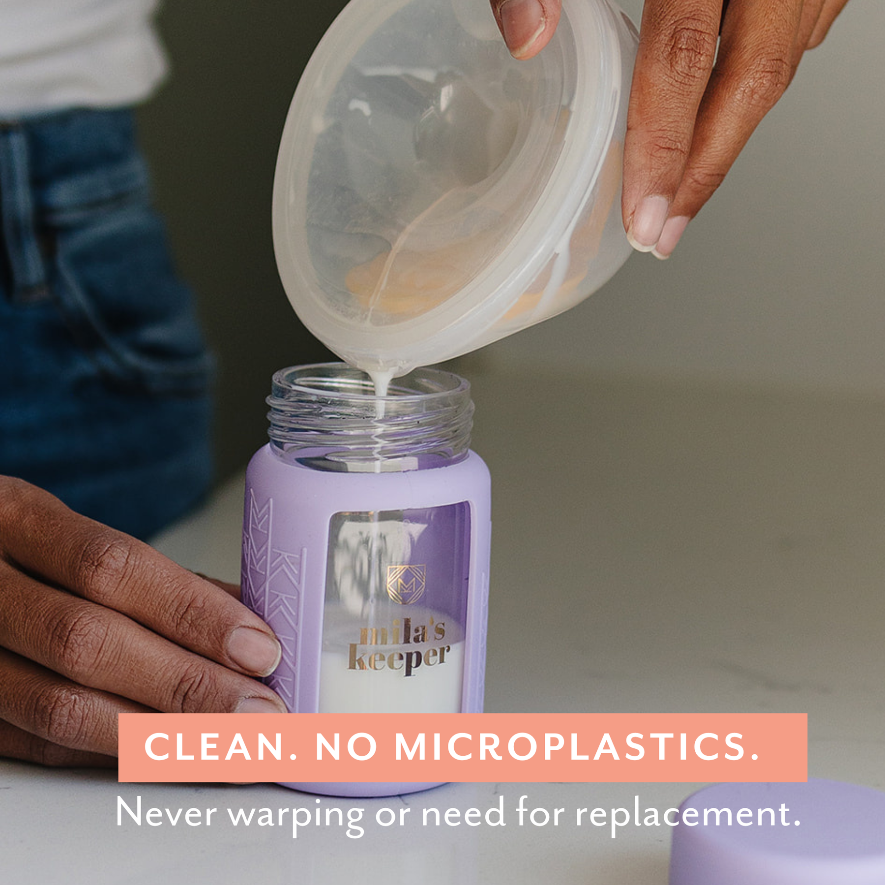 Glass Breast Milk Bottles (Set of 2)