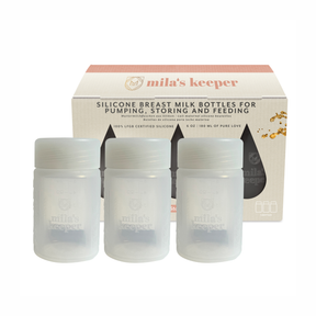 Silicone Breast Milk Storage Bottles