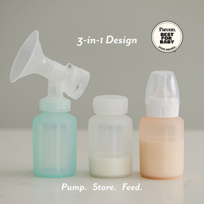 Silicone Breast Milk Storage Bottles