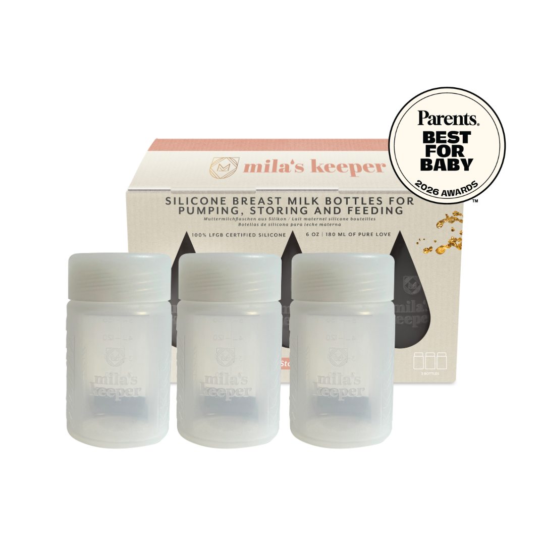 Silicone Breast Milk Storage Bottles