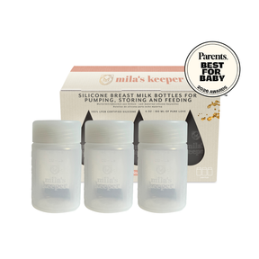 Silicone Breast Milk Storage Bottles