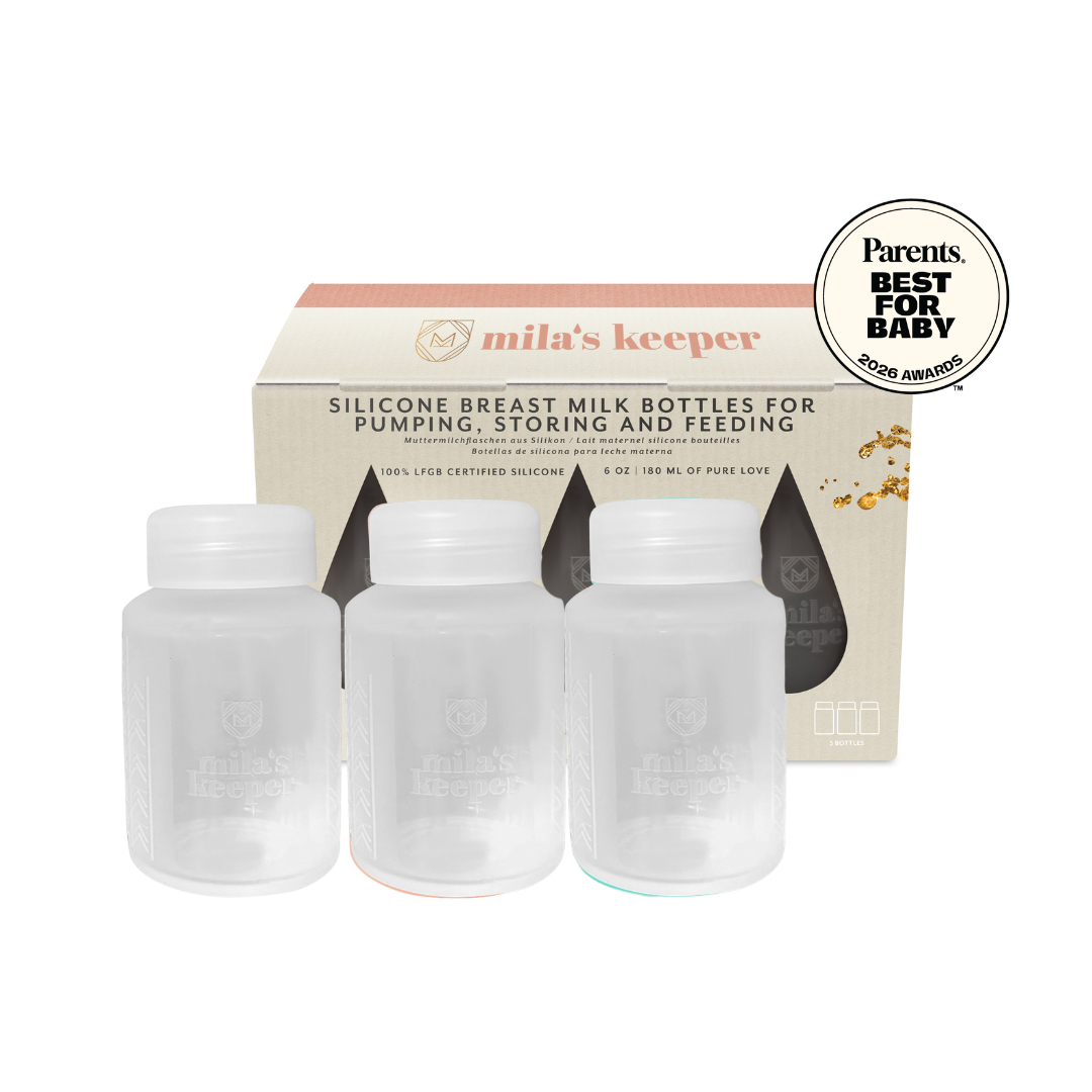 Silicone Breast Milk Storage Bottles
